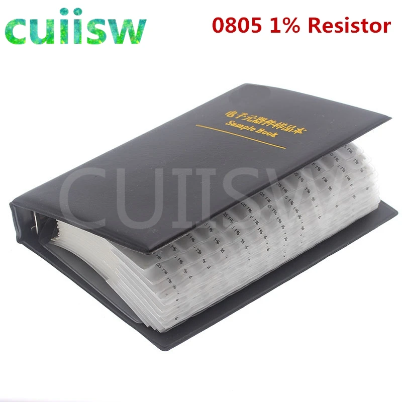 0805 SMD образец резистора книга 1% Допуск 170valuesx25pcs = 4250 шт. Резистор Комплект 0R ~ 10