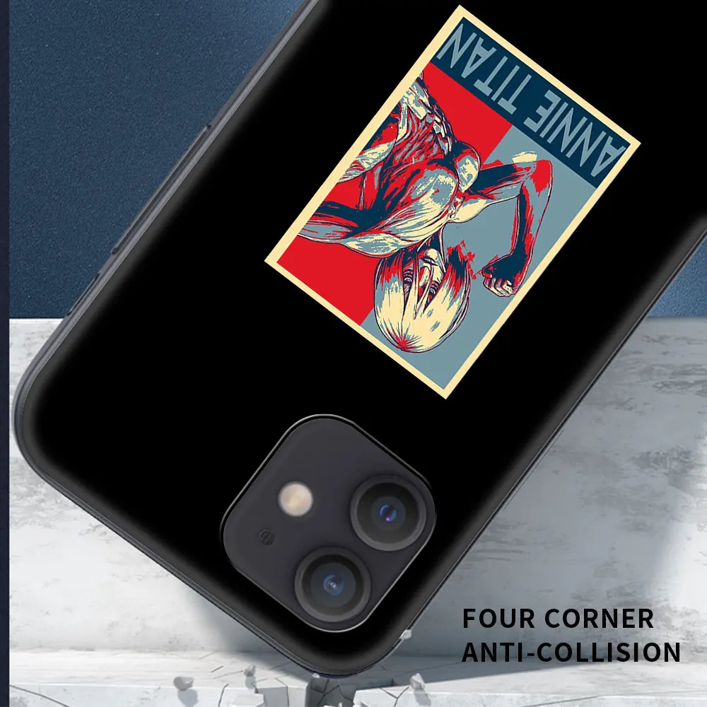 Attack on Titan Posters Softshell For iphone 12 mini 11 pro XS MAX 8 7 Plus X Black Guscio for IPHONE SE 2020 XR TPU Fundas case
Attack on Titan Posters Softshell For iphone 12 mini 11 pro XS MAX 8 7 Plus X Black Guscio for IPHONE SE 2020 XR TPU Fundas case