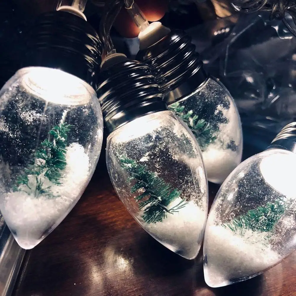 0.8M LED String Lights Fairy Light Garland Snow Globe Lamp Christmas Decor Christmas Tree Wedding Party Decoration Navidad
0.8M LED String Lights Fairy Light Garland Snow Globe Lamp Christmas Decor Christmas Tree Wedding Party Decoration Navidad
