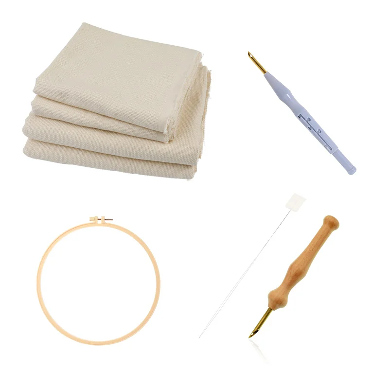 DIY Handmade Embroidery Fabric Cotton Line ,Punch Needle,Embroidery Hoop For Handmade Needlework Sewing Stitch Art Craft
DIY Handmade Embroidery Fabric Cotton Line ,Punch Needle,Embroidery Hoop For Handmade Needlework Sewing Stitch Art Craft