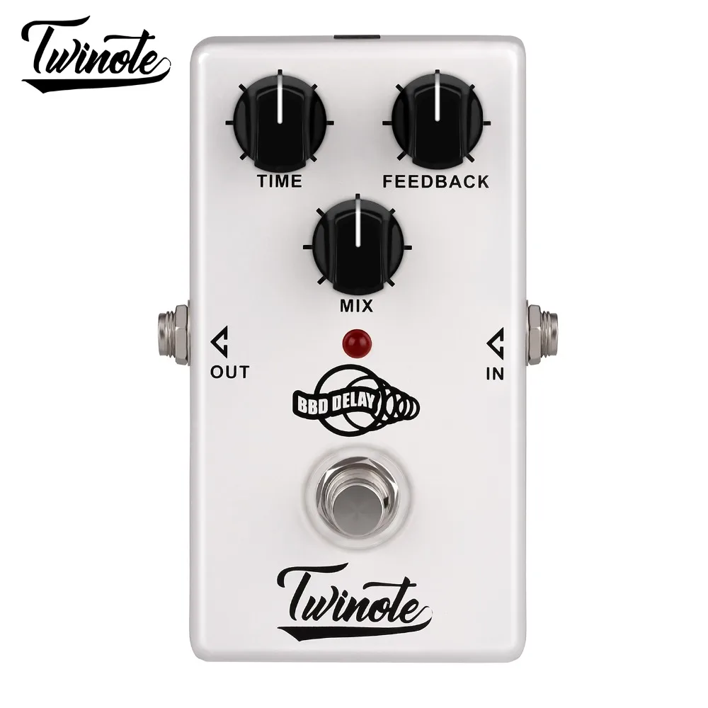 Twinote BBD Delay 300ms delay time Stompbox Analogue Circuit Electric Guitar Effects Pedal
Twinote BBD Delay 300ms delay time Stompbox Analogue Circuit Electric Guitar Effects Pedal