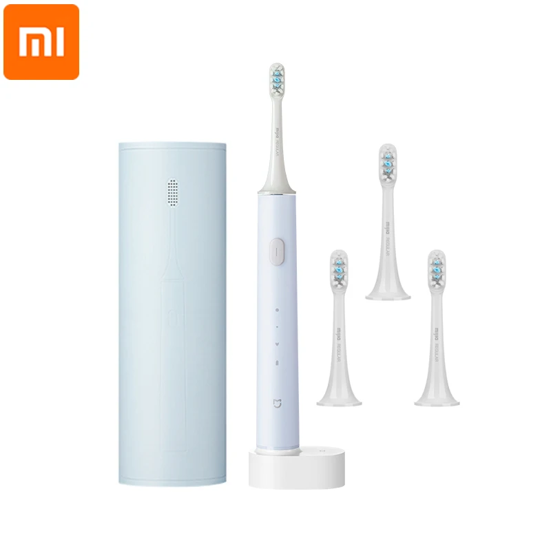 Зубная щетка Xiaomi Mijia T500C звуковая электрическая, 4 насадки, беспроводная Индукционная Водонепроницаемая подарочная упаковка с футляром для ...
Зубная щетка Xiaomi Mijia T500C звуковая электрическая, 4 насадки, беспроводная Индукционная Водонепроницаемая подарочная упаковка с футляром для ...