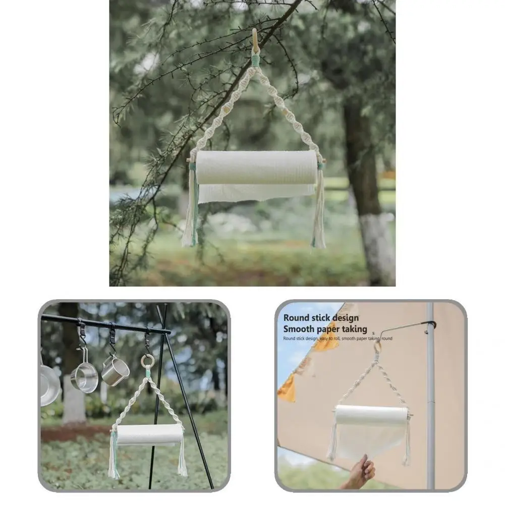 Multipurpose Durable Outdoor Hanging Paper Stand Retro Toilet Paper Holder Macrame for Camping Travel Picnic
Multipurpose Durable Outdoor Hanging Paper Stand Retro Toilet Paper Holder Macrame for Camping Travel Picnic