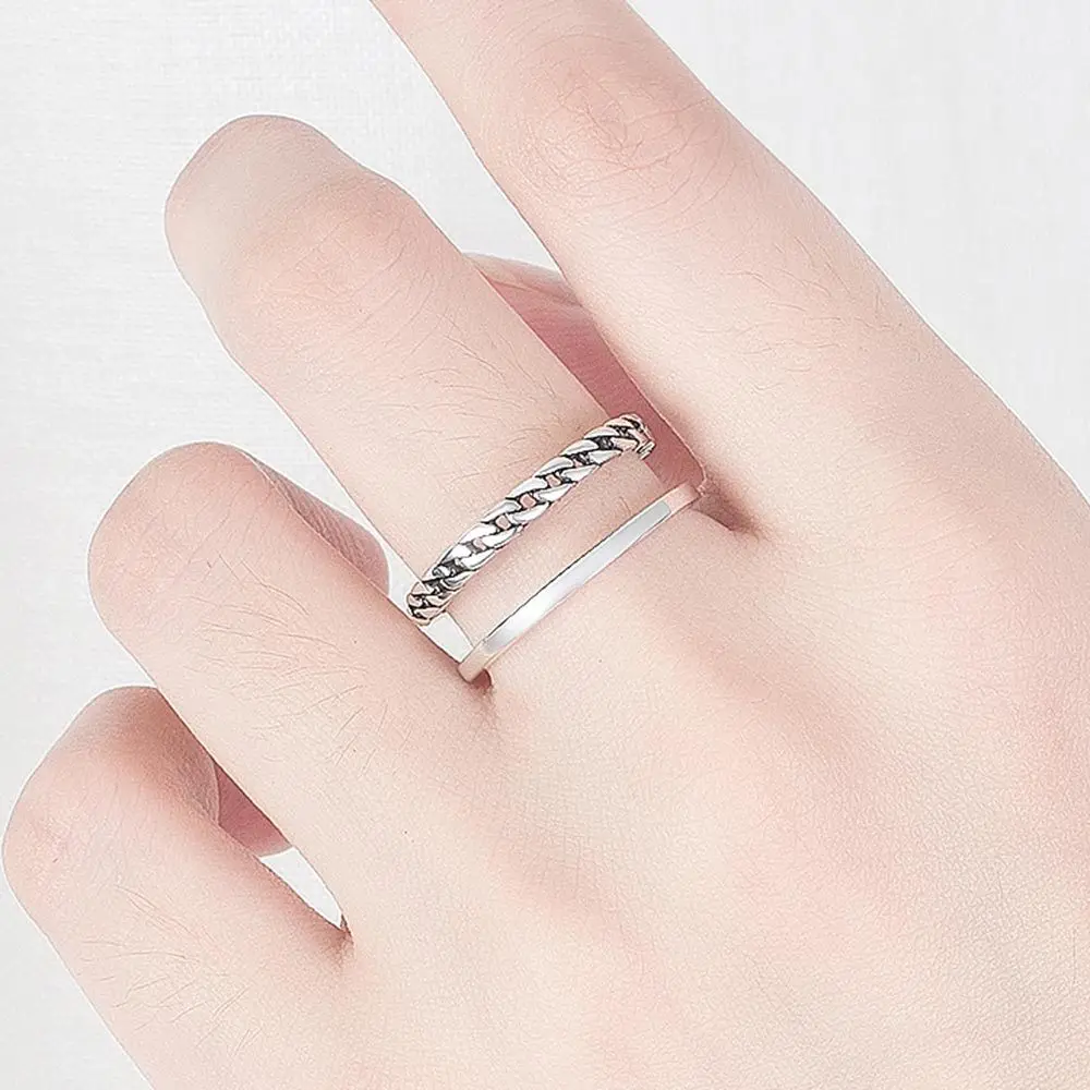 oule Layer Vintage Punk Adjustable Thai Silver Color Ring For Women Mens Korean Trendy Simple Tibetan Jewelry Gifts 
oule Layer Vintage Punk Adjustable Thai Silver Color Ring For Women Mens Korean Trendy Simple Tibetan Jewelry Gifts