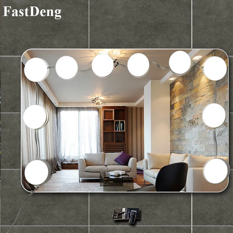 Dressing Table Stepless Dimmable Hollywood Vanity Mirror Light 5V Dimmable LED Makeup Mirror Light Bulb USB Power Supply
Dressing Table Stepless Dimmable Hollywood Vanity Mirror Light 5V Dimmable LED Makeup Mirror Light Bulb USB Power Supply