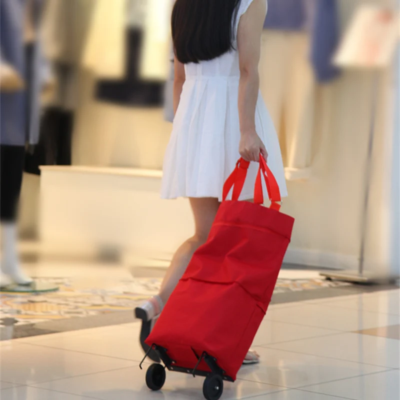 Oxford Folding Shopping Bag Shopping Cart Wheels Bag Small Pull Cart Women's Buy Vegetables Bag Shopping Organizer Tug Package
Oxford Folding Shopping Bag Shopping Cart Wheels Bag Small Pull Cart Women's Buy Vegetables Bag Shopping Organizer Tug Package