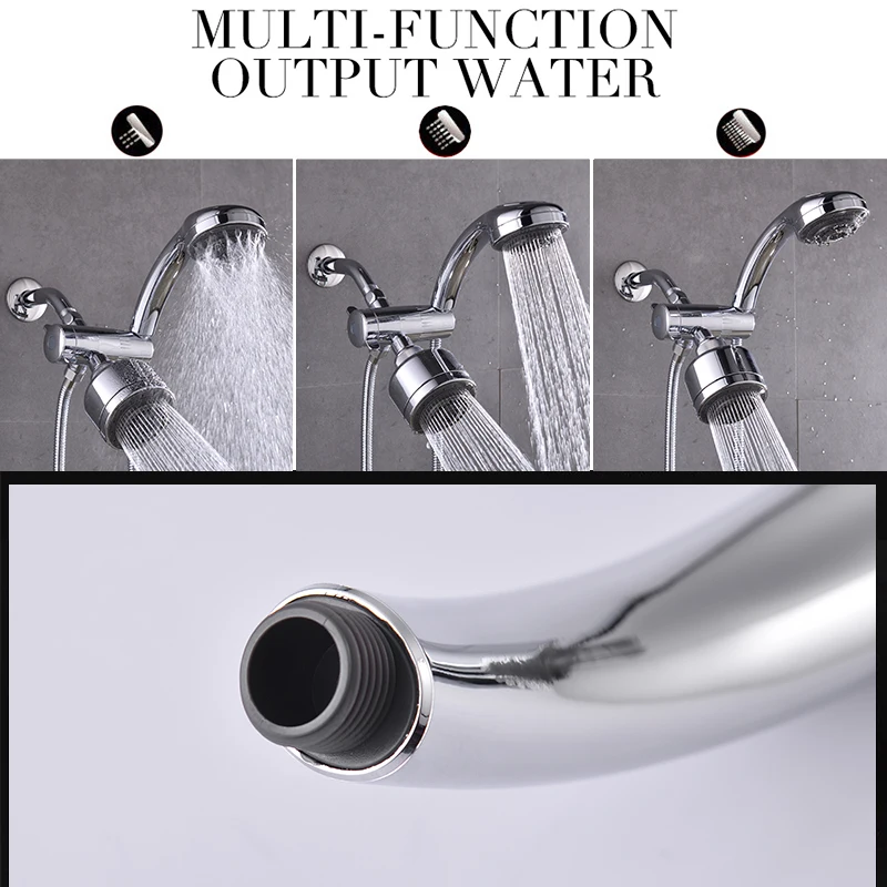FOHEEL Hand Shower Set Multifunctional Adjustable Shower High Pressure Rain Shower Head Water Saving Bathroom Shower
FOHEEL Hand Shower Set Multifunctional Adjustable Shower High Pressure Rain Shower Head Water Saving Bathroom Shower
