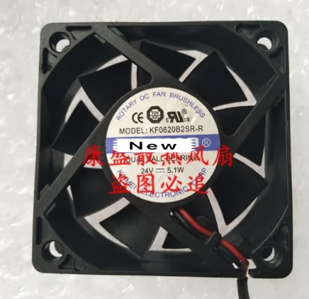 For Emacro For Jamicon KF0620B2SR-R DC 24V 5.1W 60x60x20mm 2-wire Server Cooling Fan
For Emacro For Jamicon KF0620B2SR-R DC 24V 5.1W 60x60x20mm 2-wire Server Cooling Fan