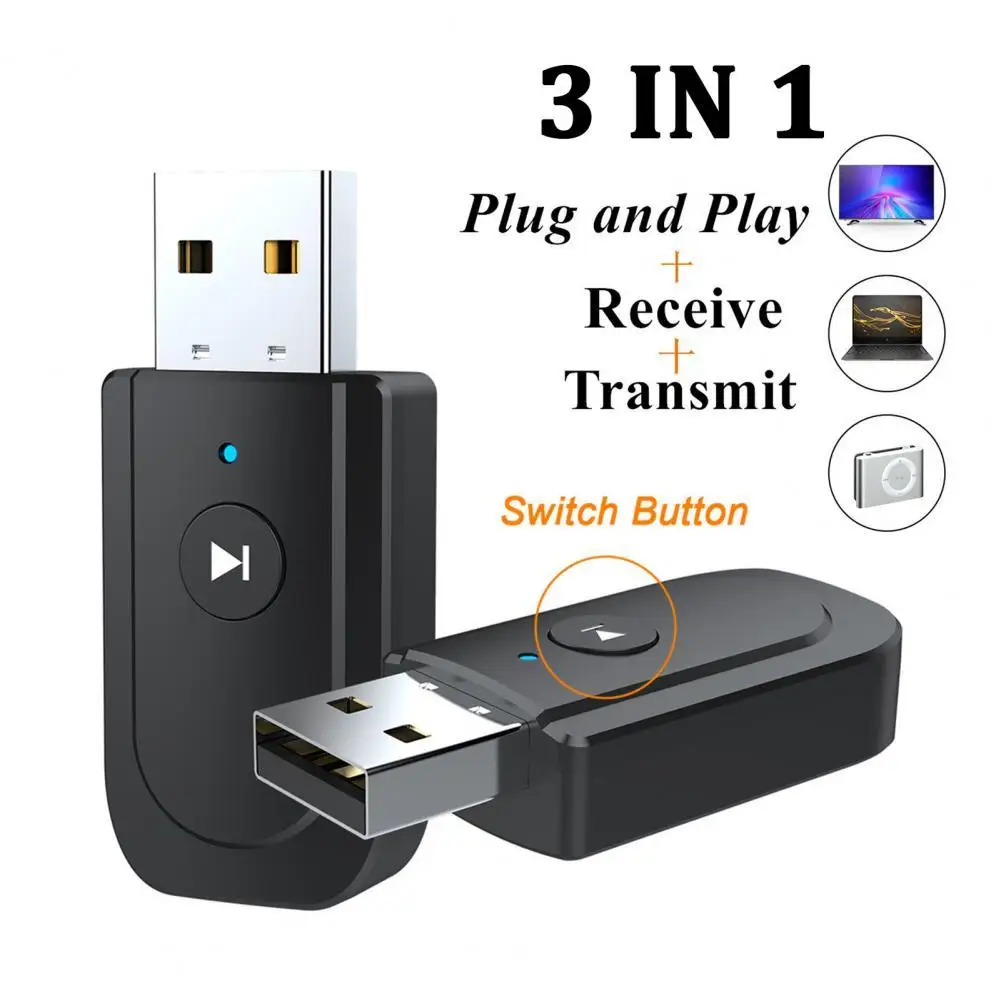 hot sales 2-in-1 USB Bluetooth 5.0 Transmitter Receiver Adapter for TV Speaker Computer
hot sales 2-in-1 USB Bluetooth 5.0 Transmitter Receiver Adapter for TV Speaker Computer