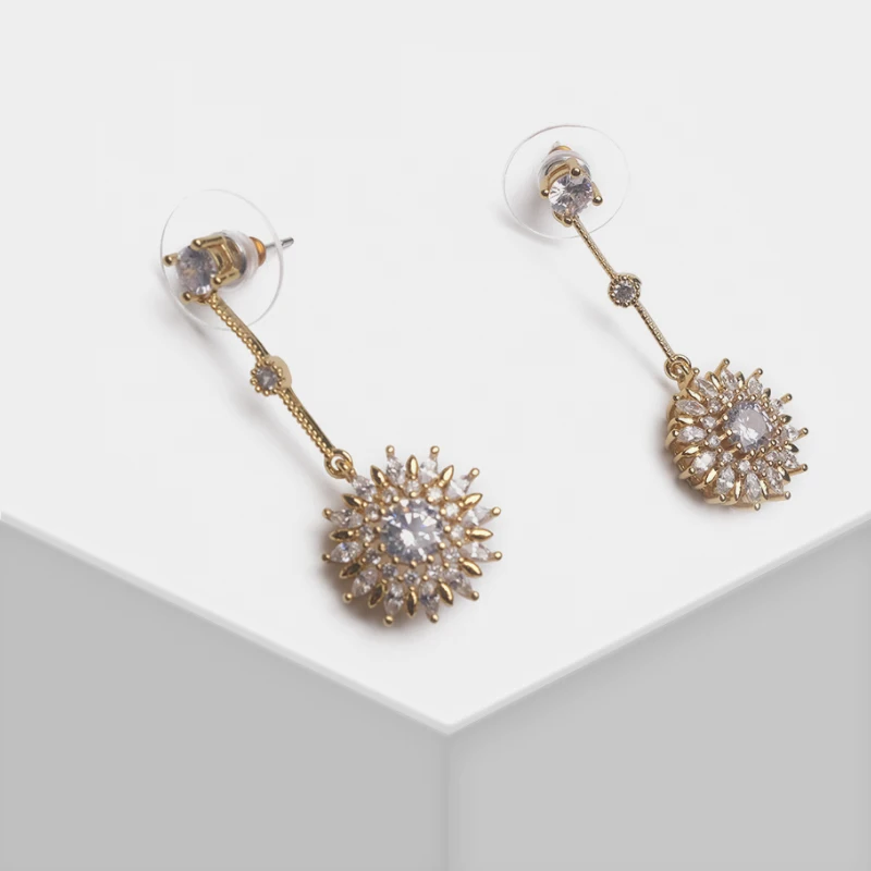 Amorita boutique Stylish floral design drop earrings 
Amorita boutique Stylish floral design drop earrings