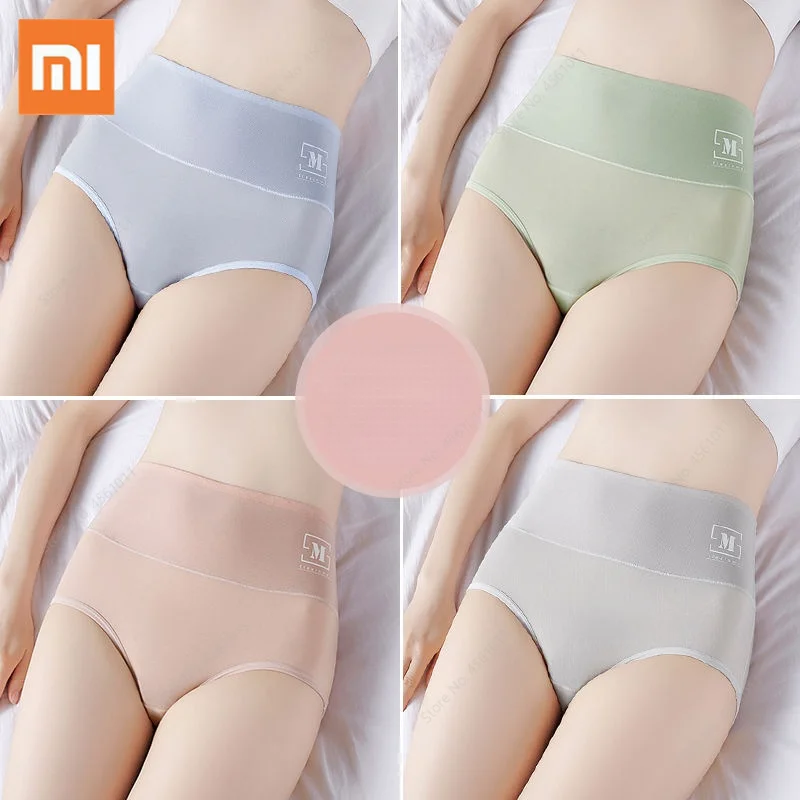 Xiaomi Cotton Women's Panties Elastic Soft Embossed Underpants Ladies Breathable Comfortable Underwear Sexy High Waist Briefs
Xiaomi Cotton Women's Panties Elastic Soft Embossed Underpants Ladies Breathable Comfortable Underwear Sexy High Waist Briefs