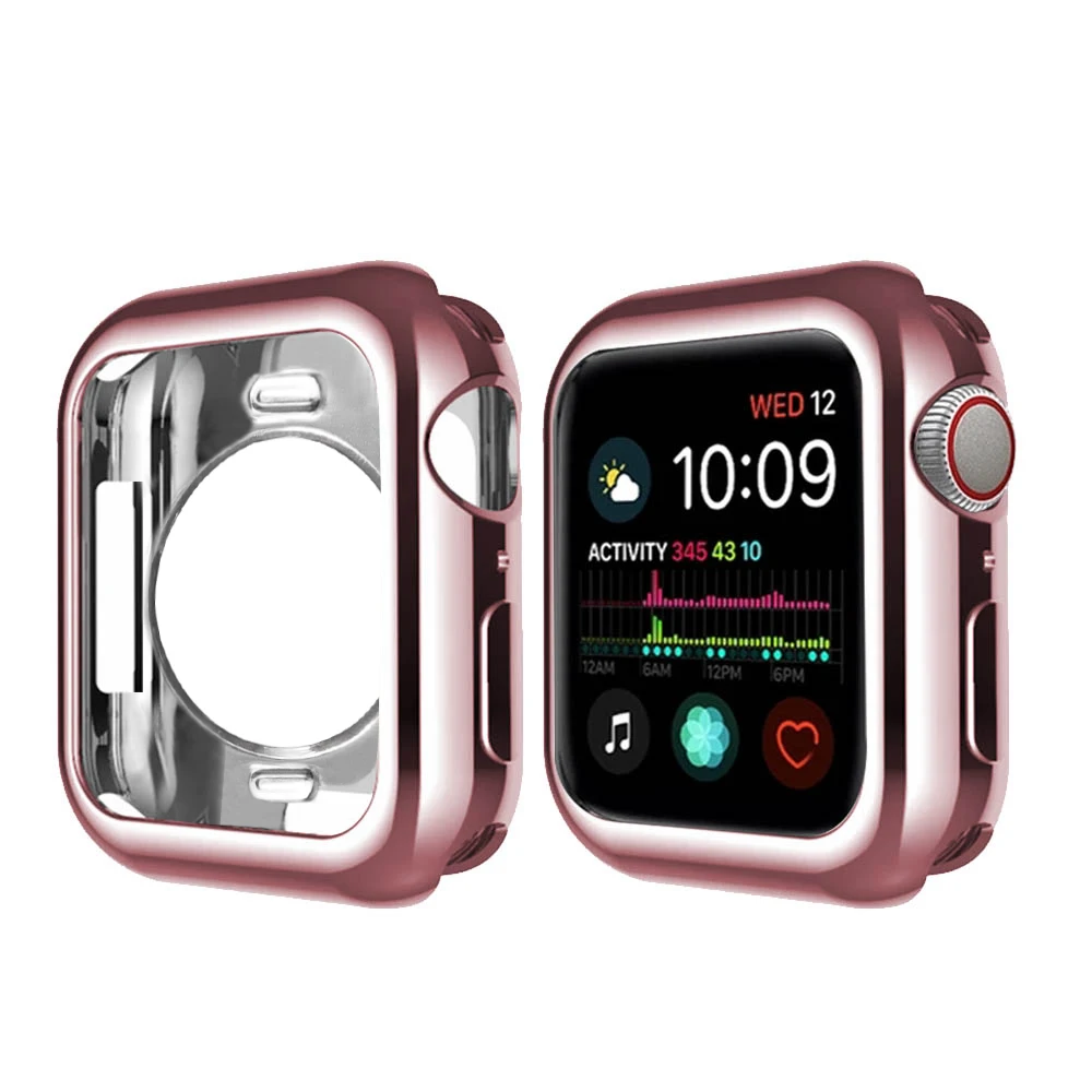 silicone Slim Soft Case for Apple Watch Series 6 5 4 SE 40MM 44MM Plating Protective Cover for iwatch 12 3 38MM 42MM Accessories
silicone Slim Soft Case for Apple Watch Series 6 5 4 SE 40MM 44MM Plating Protective Cover for iwatch 12 3 38MM 42MM Accessories