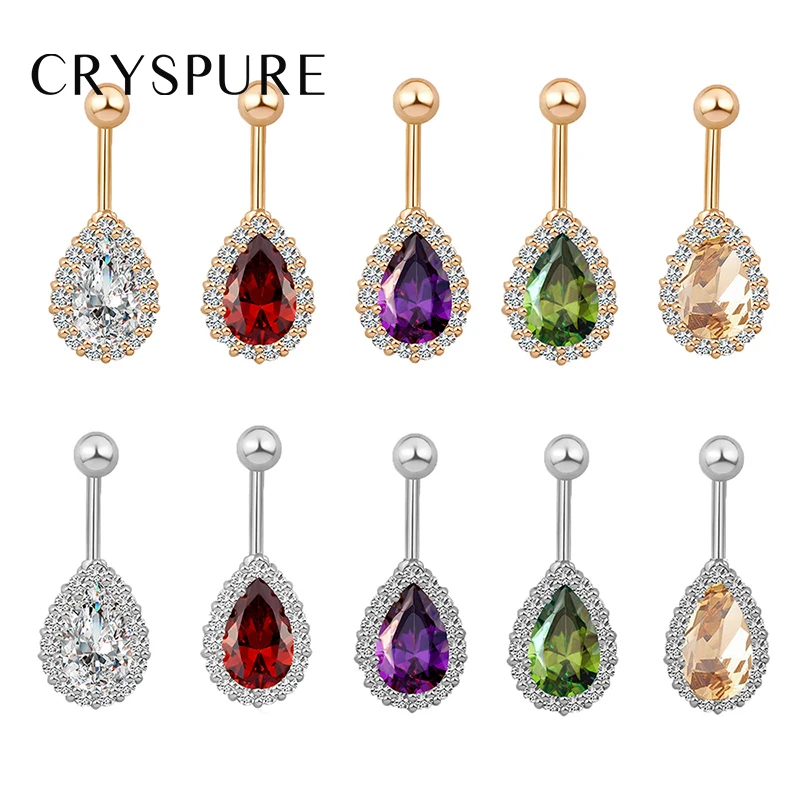 Sexy Navel Studs High Grade Water Drop Zircon Navel Button Surgical Steel Body Piercing Barbell Jewelry Accessories
Sexy Navel Studs High Grade Water Drop Zircon Navel Button Surgical Steel Body Piercing Barbell Jewelry Accessories
