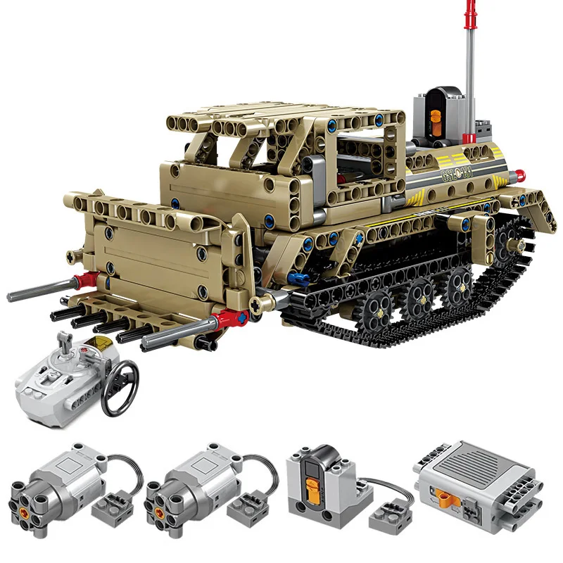 500+ Pcs Bricks RC Tank Military Car Model Building Blocks Boy Birthday Christmas Gifts Kids Remote Control Toys
500+ Pcs Bricks RC Tank Military Car Model Building Blocks Boy Birthday Christmas Gifts Kids Remote Control Toys