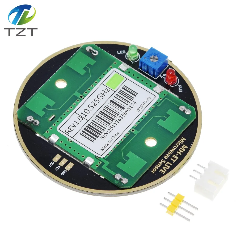 TZT MH ET LIVE HB100 X 10 525 GHz микроволновый датчик 2 16 м доплеровский радар индукционный