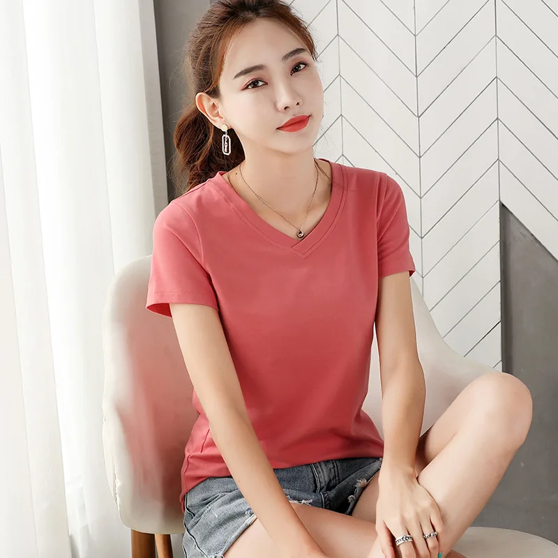 Fashion Logo Printing T Shirts Women's Short Sleeve Fashion 100% cotton Female T-Shirts 
Fashion Logo Printing T Shirts Women's Short Sleeve Fashion 100% cotton Female T-Shirts