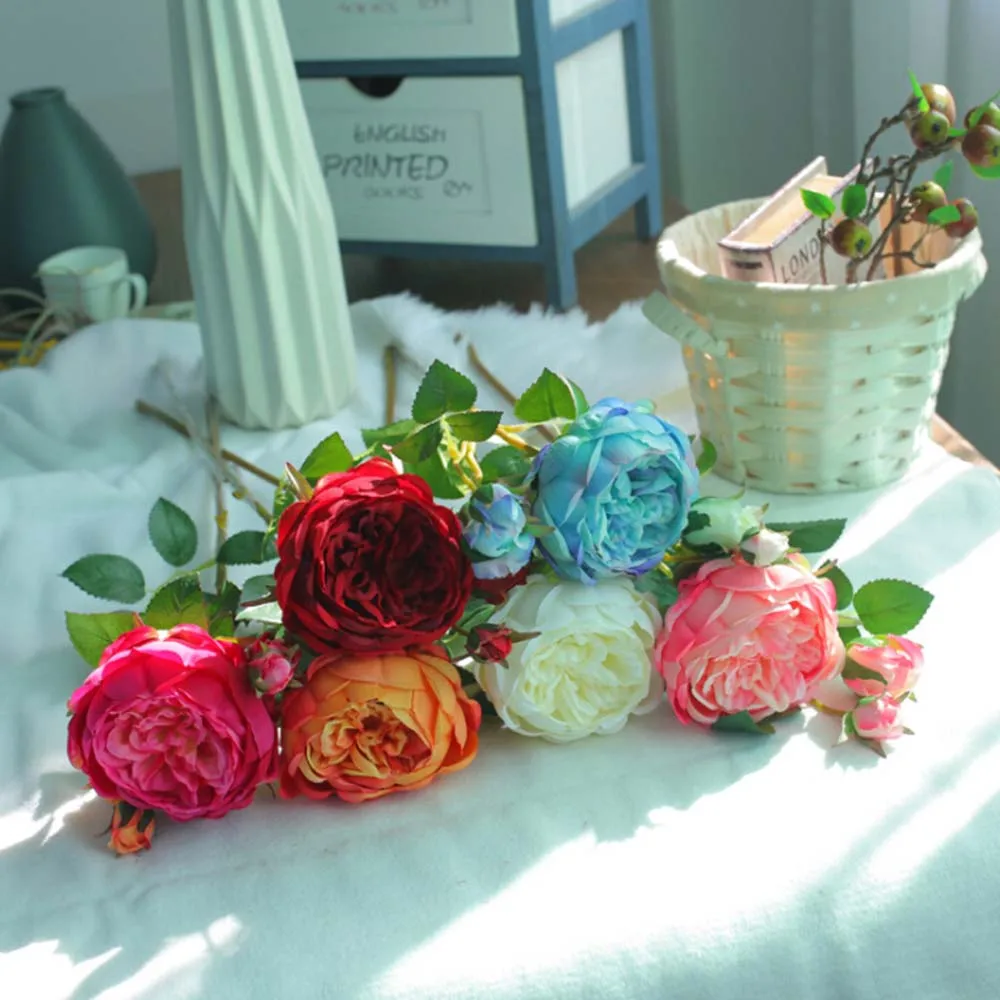Silk Rose Artificial Flowers Real Touch Fake Flower Branch for Home Garden Decoration Wedding Party Birthday Valentine Gift
Silk Rose Artificial Flowers Real Touch Fake Flower Branch for Home Garden Decoration Wedding Party Birthday Valentine Gift