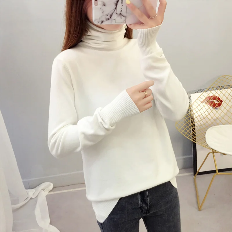 ladies sweater turtleneck women autumn winter tops clothes 2019 knitted pullover knitwear black white knit sweaters female A5289
ladies sweater turtleneck women autumn winter tops clothes 2019 knitted pullover knitwear black white knit sweaters female A5289