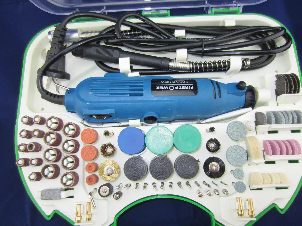 Jewelry watch polishing kit, Polishing Motor with 161 polishing accessories, complete set polishing motor
Jewelry watch polishing kit, Polishing Motor with 161 polishing accessories, complete set polishing motor