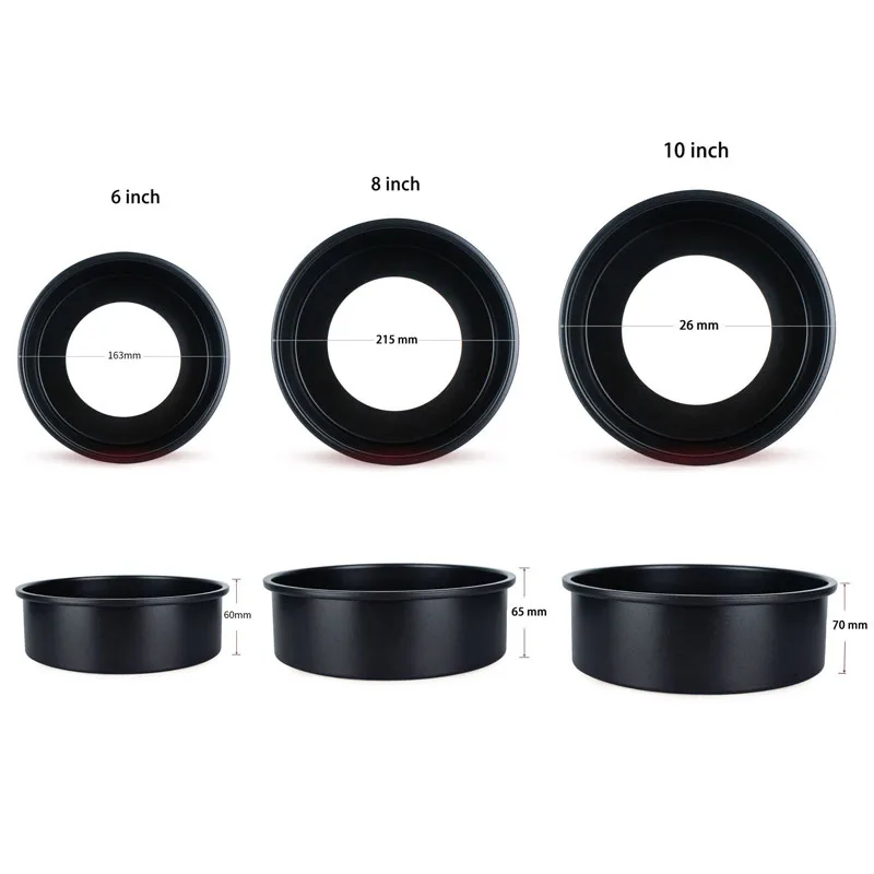 Cake Mold Removable Bottom for Chiffon Cake Round Non-stick 6 8 10 inch Cake Tin Pan Baking Set Cake Mould Oven Home DIY Baking
Cake Mold Removable Bottom for Chiffon Cake Round Non-stick 6 8 10 inch Cake Tin Pan Baking Set Cake Mould Oven Home DIY Baking