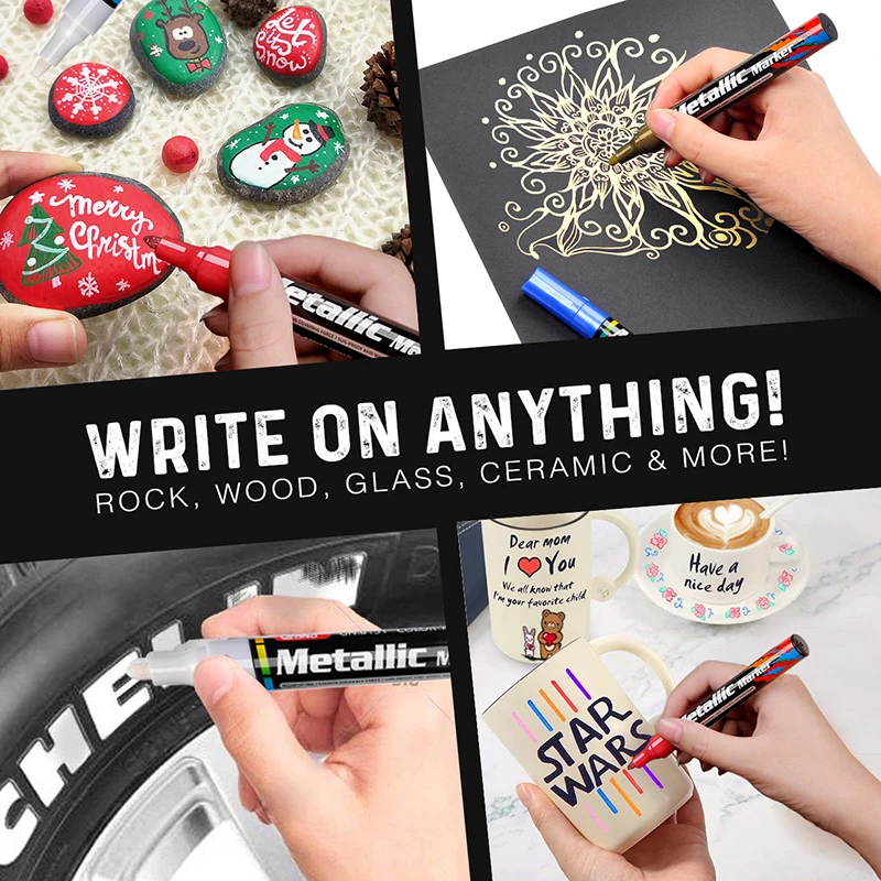 15/20 Colors Acrylic Paint Marker pen Marker Sketch Stationery Painting Crafting Set for Glass Ceramic Rock Porcelain Painting
15/20 Colors Acrylic Paint Marker pen Marker Sketch Stationery Painting Crafting Set for Glass Ceramic Rock Porcelain Painting