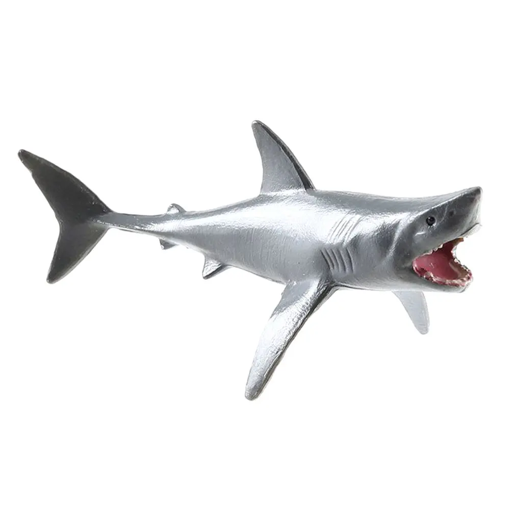 

Детский мини-моделирование Океаническая и морская жизнь игрушек Звериная большая белая акула Китовая акула модель развивающие игрушки жив...