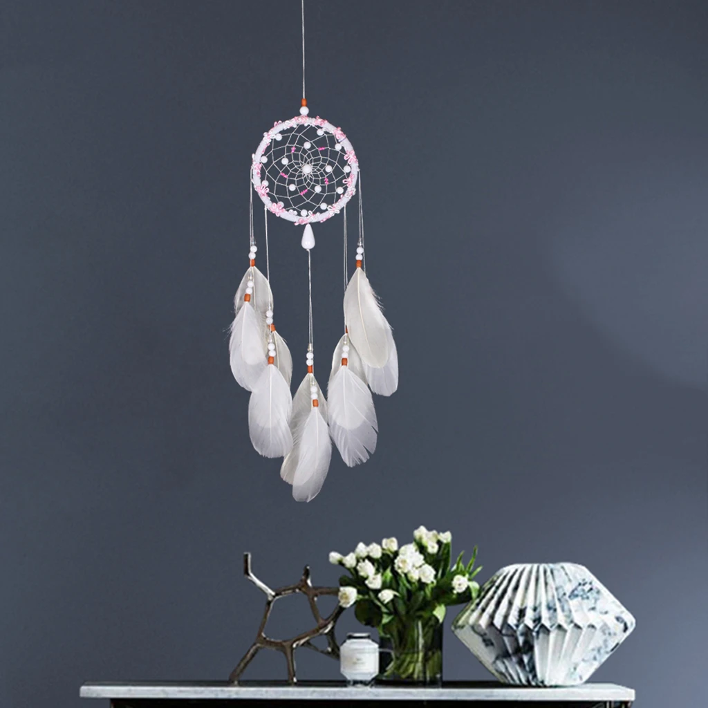 Floral Dream Catchers for Bedroom - Wall Hanging Handmade Woven Feather Dream Catcher for Home Decor Ornament Craft Gift
Floral Dream Catchers for Bedroom - Wall Hanging Handmade Woven Feather Dream Catcher for Home Decor Ornament Craft Gift