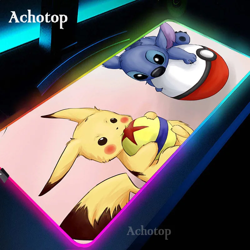 Pokemons Large Gaming Mousepad Anime Mouse Carpet RGB Mouse Pad XXL For PC Computer Mat LED Backlit Mat Mause Carpet Desk Mat
Pokemons Large Gaming Mousepad Anime Mouse Carpet RGB Mouse Pad XXL For PC Computer Mat LED Backlit Mat Mause Carpet Desk Mat