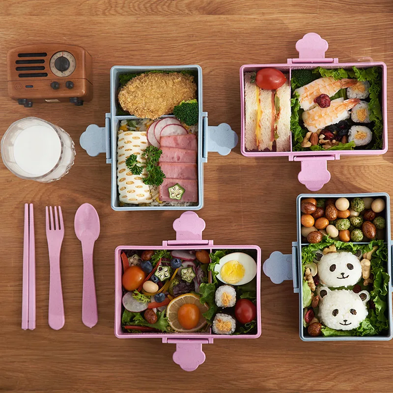 Creative Cartoon Students Container Plastic Seperated with Lid Lunch Box Portable Canteen Eat Box Send Spoon Fork Chopsticks
Creative Cartoon Students Container Plastic Seperated with Lid Lunch Box Portable Canteen Eat Box Send Spoon Fork Chopsticks