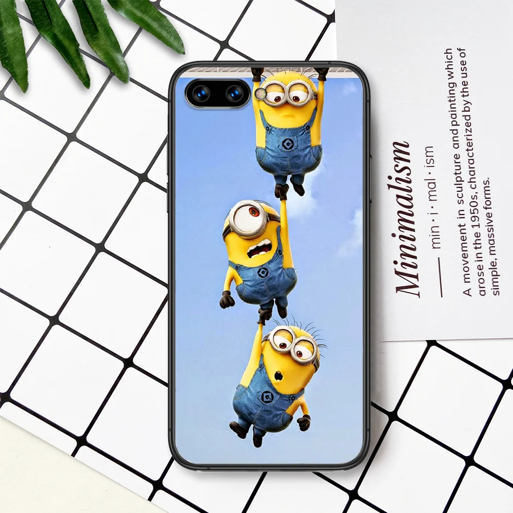 Cute Minione Cartoon Phone Case For Huawei Honor 6A 7A 7C 8 8A 8X 9 9X 10 10i 20 Lite Pro Play black Funda Tpu Coque Trend Back
Cute Minione Cartoon Phone Case For Huawei Honor 6A 7A 7C 8 8A 8X 9 9X 10 10i 20 Lite Pro Play black Funda Tpu Coque Trend Back