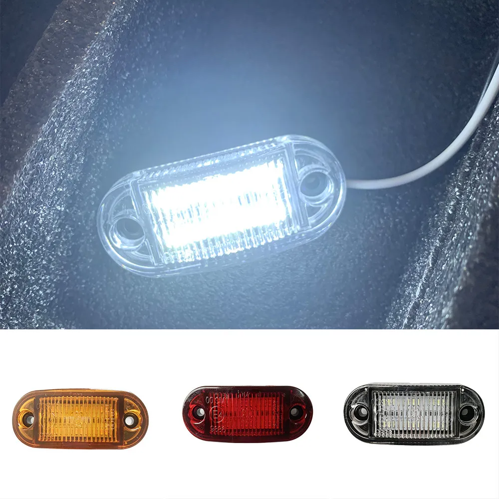 2X Pickup Trucks 6LED Side Lights E4 Trailer 10-30V Side Tail Lights MK-019 Side Marker Light Car Accessories For Car Lights
2X Pickup Trucks 6LED Side Lights E4 Trailer 10-30V Side Tail Lights MK-019 Side Marker Light Car Accessories For Car Lights