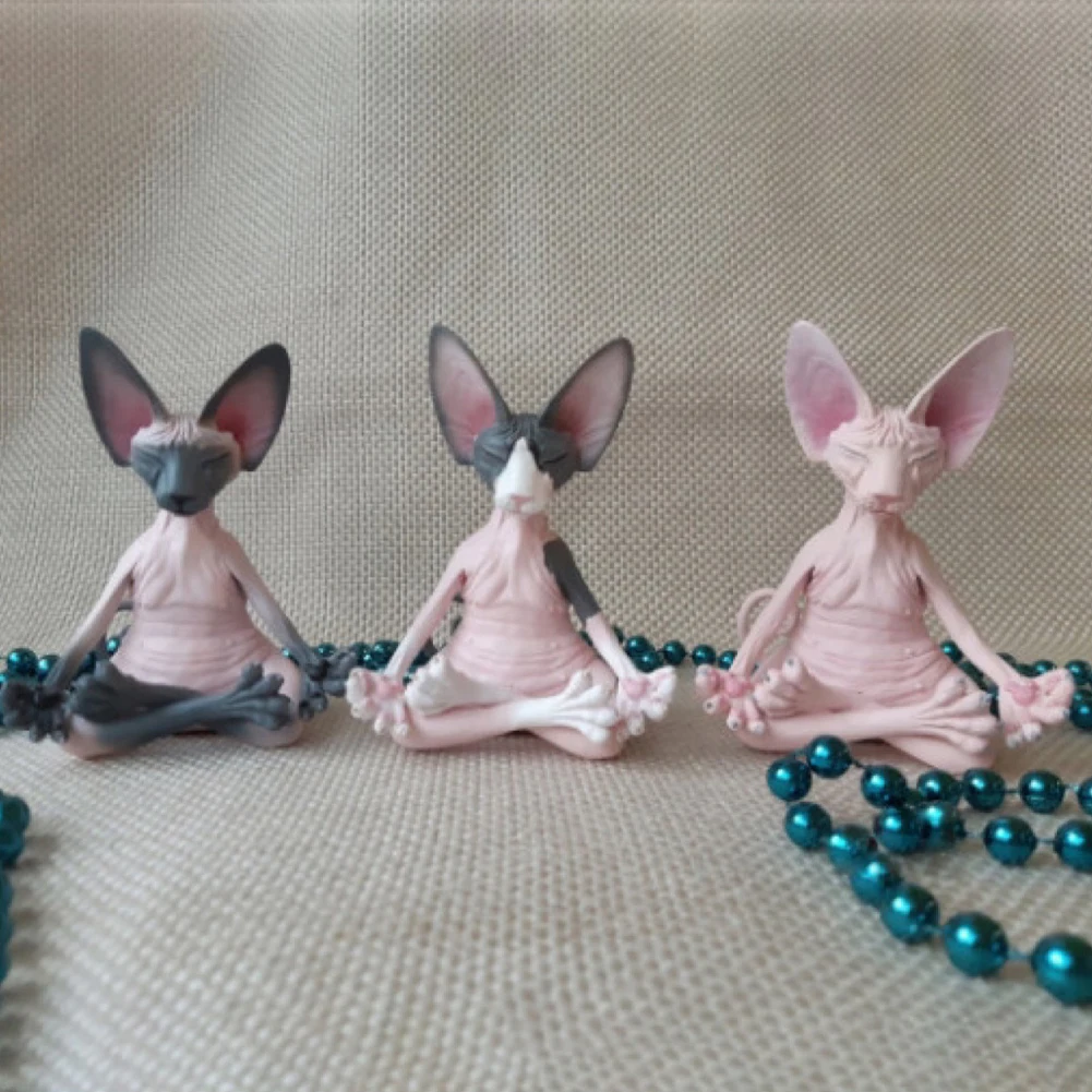 Whimsical Buddha Cat Figurine Meditation Yoga Cat Decor Art Sculptures Happy Figurines Decoration Outdoor Statues Decoration
Whimsical Buddha Cat Figurine Meditation Yoga Cat Decor Art Sculptures Happy Figurines Decoration Outdoor Statues Decoration