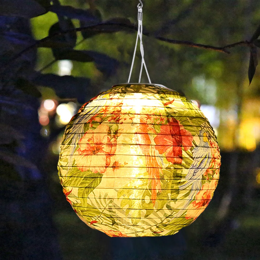 Solar LED Printed Lantern Christmas Decoration Outdoor Waterproof Hanging Lamp for Wedding Holiday Garden Courtyard Patio Light
Solar LED Printed Lantern Christmas Decoration Outdoor Waterproof Hanging Lamp for Wedding Holiday Garden Courtyard Patio Light