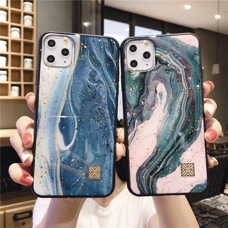 Gold Foil Glitter Marble Epoxy Phone Case For iPhone 12 11 Pro Max XR X XS Max 7 8 Plus 12mini SE2020 Soft Shockproof Cover
Gold Foil Glitter Marble Epoxy Phone Case For iPhone 12 11 Pro Max XR X XS Max 7 8 Plus 12mini SE2020 Soft Shockproof Cover