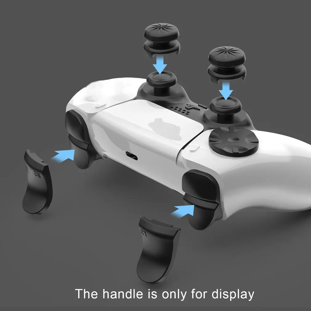 8 in1 Thumb Stick Grip Key Caps Joystick Cover For PS5 L2 R2 Trigger Extender D-pad Button Cap For Playstation 5 Gamepad
8 in1 Thumb Stick Grip Key Caps Joystick Cover For PS5 L2 R2 Trigger Extender D-pad Button Cap For Playstation 5 Gamepad