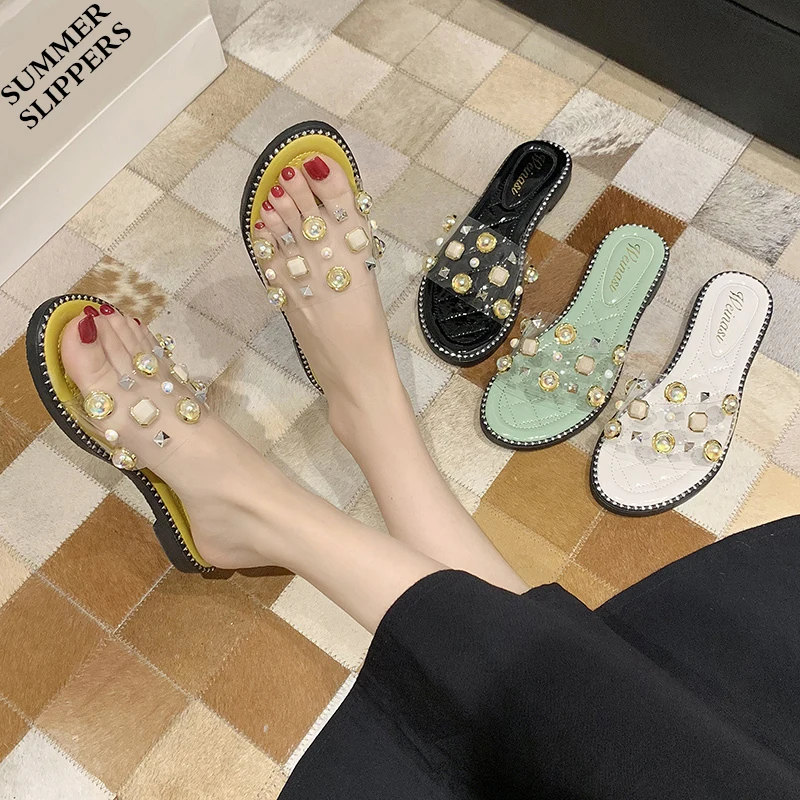 2021 House Slippers Women Shoes Indoor Home Summer Beach Sandals Ourdoor Fashion Slides Ladies Mules Flats Diamond Lazy Slipers
2021 House Slippers Women Shoes Indoor Home Summer Beach Sandals Ourdoor Fashion Slides Ladies Mules Flats Diamond Lazy Slipers