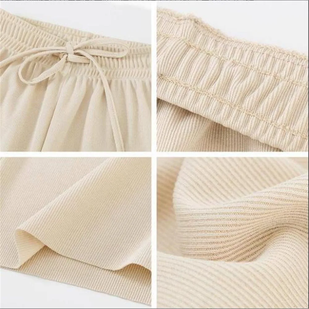 New Women's Loose Summer Pants Soft Ice Silk Ankle-Length Wide Leg Pants Women High Waisted Trousers Solid Comfort Casual Pants
New Women's Loose Summer Pants Soft Ice Silk Ankle-Length Wide Leg Pants Women High Waisted Trousers Solid Comfort Casual Pants