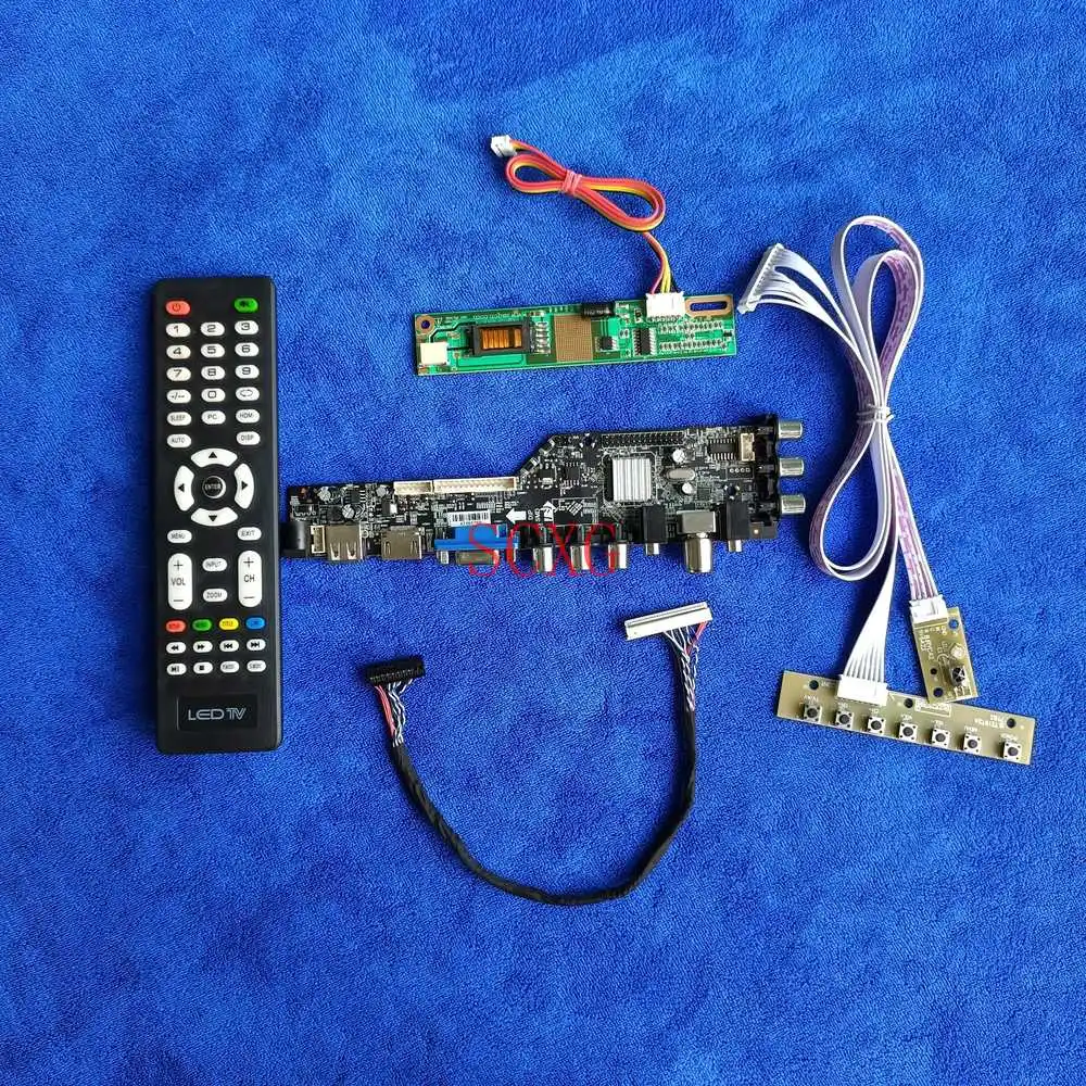 DVB Digital Signal 1024*768 LCD screen drive card HDMI-compatible VGA AV USB Fit LP150X09/LP150X10/HT15X34 LVDS 30-Pin 1CCFL KIT
DVB Digital Signal 1024*768 LCD screen drive card HDMI-compatible VGA AV USB Fit LP150X09/LP150X10/HT15X34 LVDS 30-Pin 1CCFL KIT