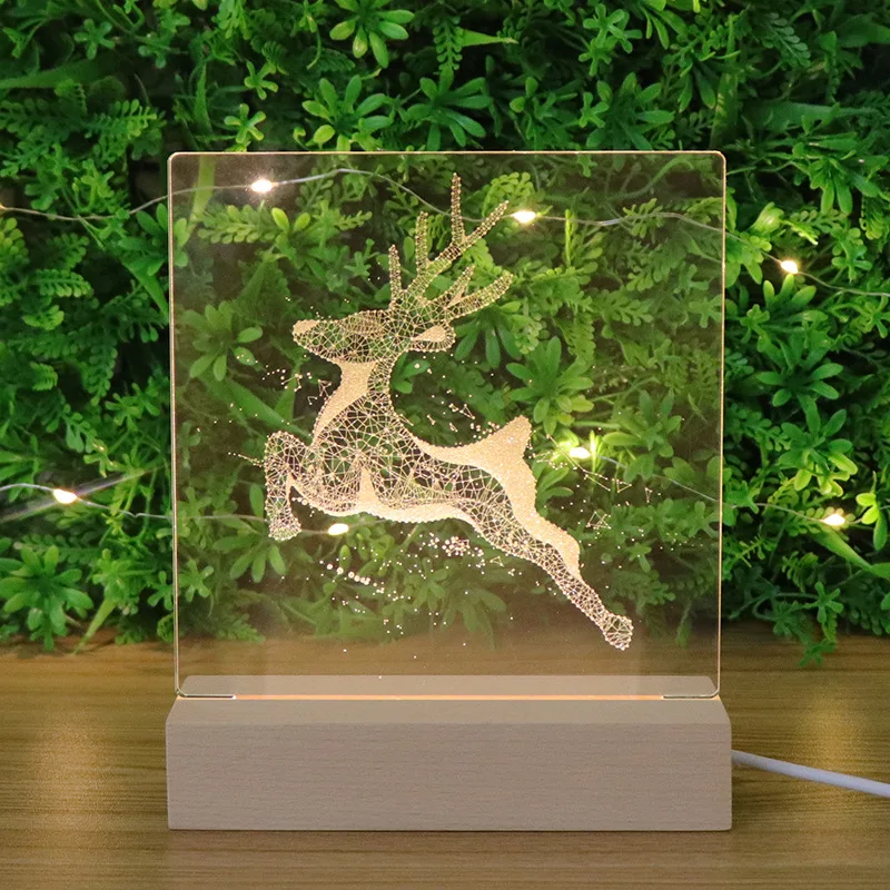 Nordic Style Acrylic Elk Led Beech 3d Lamp Eye Protection Baby Sleep Night Light Customizable Christmas Gifts
Nordic Style Acrylic Elk Led Beech 3d Lamp Eye Protection Baby Sleep Night Light Customizable Christmas Gifts