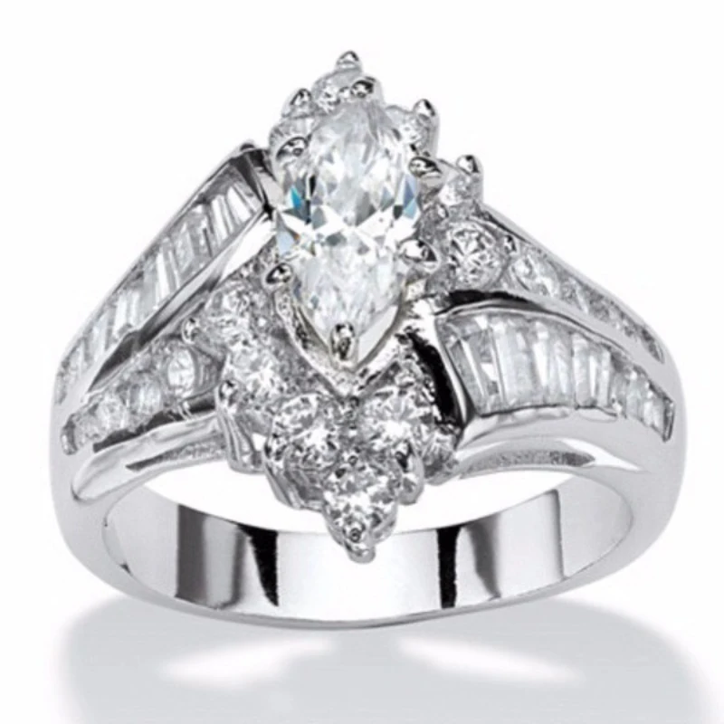 European Fashion Engagement Rings for Women Party Jewelry Luxury Gold/Silver Color Inlaid Cubic Zirconia Wedding Rings
European Fashion Engagement Rings for Women Party Jewelry Luxury Gold/Silver Color Inlaid Cubic Zirconia Wedding Rings