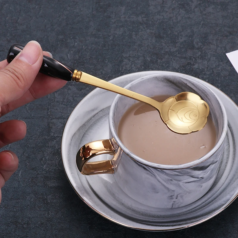 12.5cm Stainless Steel Mini Sakura Rose flower Spoons for Coffee Tea Dessert Drink Milkshake Spoon Tableware Kitchen Supply
12.5cm Stainless Steel Mini Sakura Rose flower Spoons for Coffee Tea Dessert Drink Milkshake Spoon Tableware Kitchen Supply