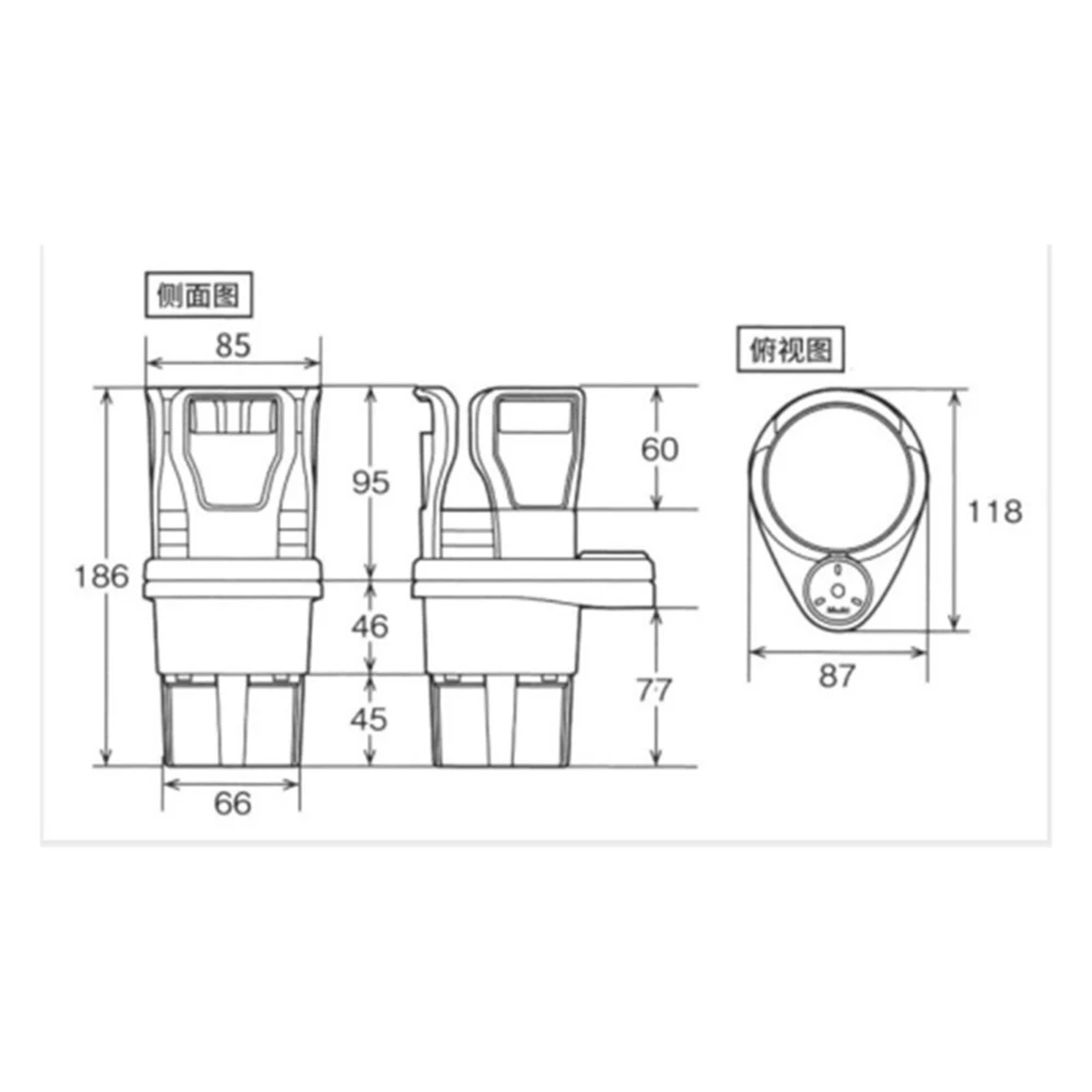 1pcs Car Dual Cup Holder Center Console Rubber ABS Adjustable Look Multifunctional
1pcs Car Dual Cup Holder Center Console Rubber ABS Adjustable Look Multifunctional