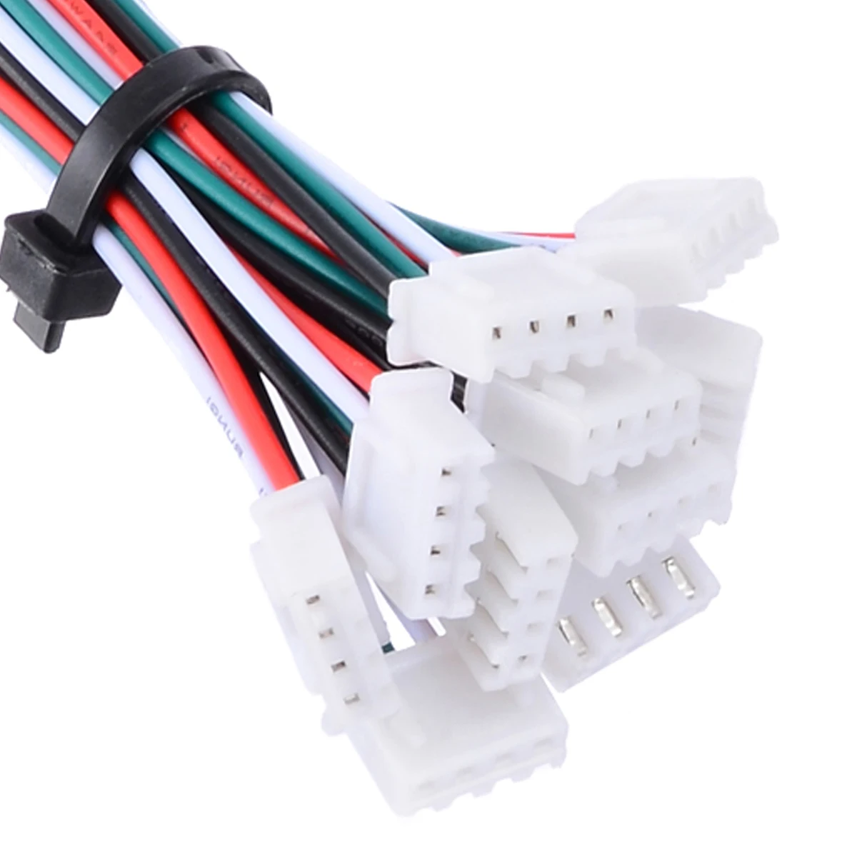 

10 Set Mini Micro JST XH 2.54mm 4 Pin Connector Plug With 24AWG 1007 Wires 150mm Length