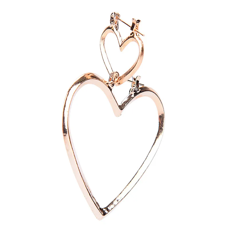 Double Heart Earrings for Women Big Heart Earrings Gold Rose Gold Color Dangle Earrings Jewellery
Double Heart Earrings for Women Big Heart Earrings Gold Rose Gold Color Dangle Earrings Jewellery