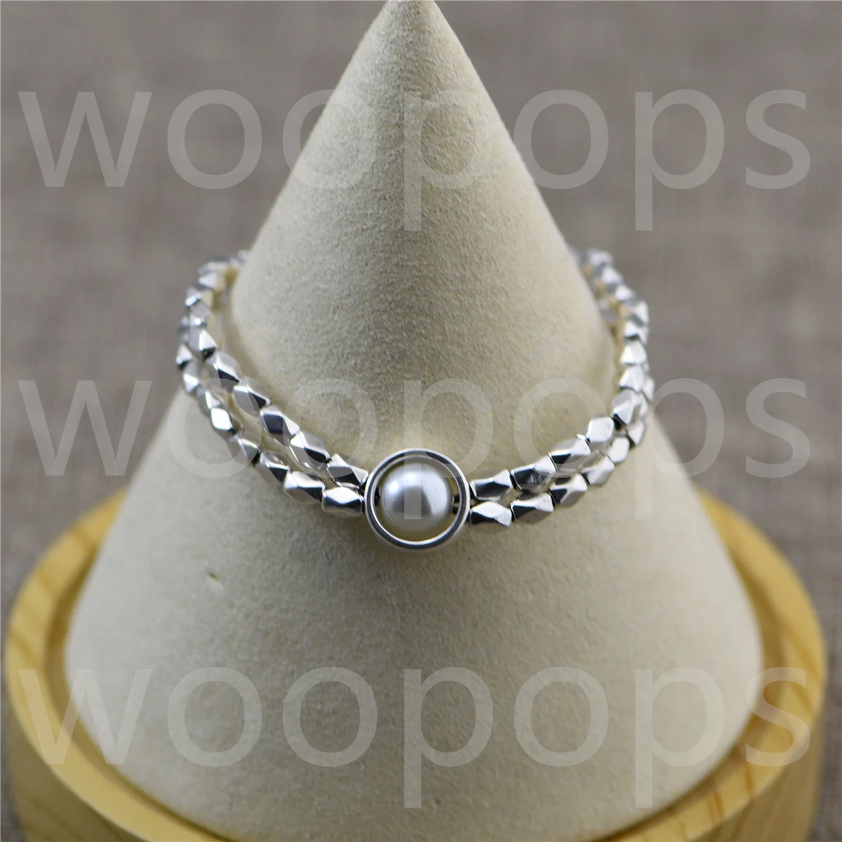 Double Link Chains Round Pendant With White Crystal Silver 19CM Bracelets Bangles For Women Party Wedding Gift
Double Link Chains Round Pendant With White Crystal Silver 19CM Bracelets Bangles For Women Party Wedding Gift