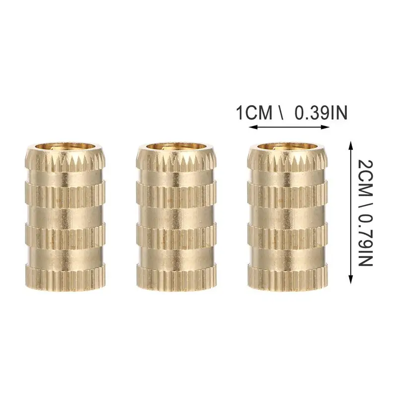 10pcs Prime Metal Brass Knurled Nuts Female Thread Nut for 3D Printer Automobile Electrical
10pcs Prime Metal Brass Knurled Nuts Female Thread Nut for 3D Printer Automobile Electrical