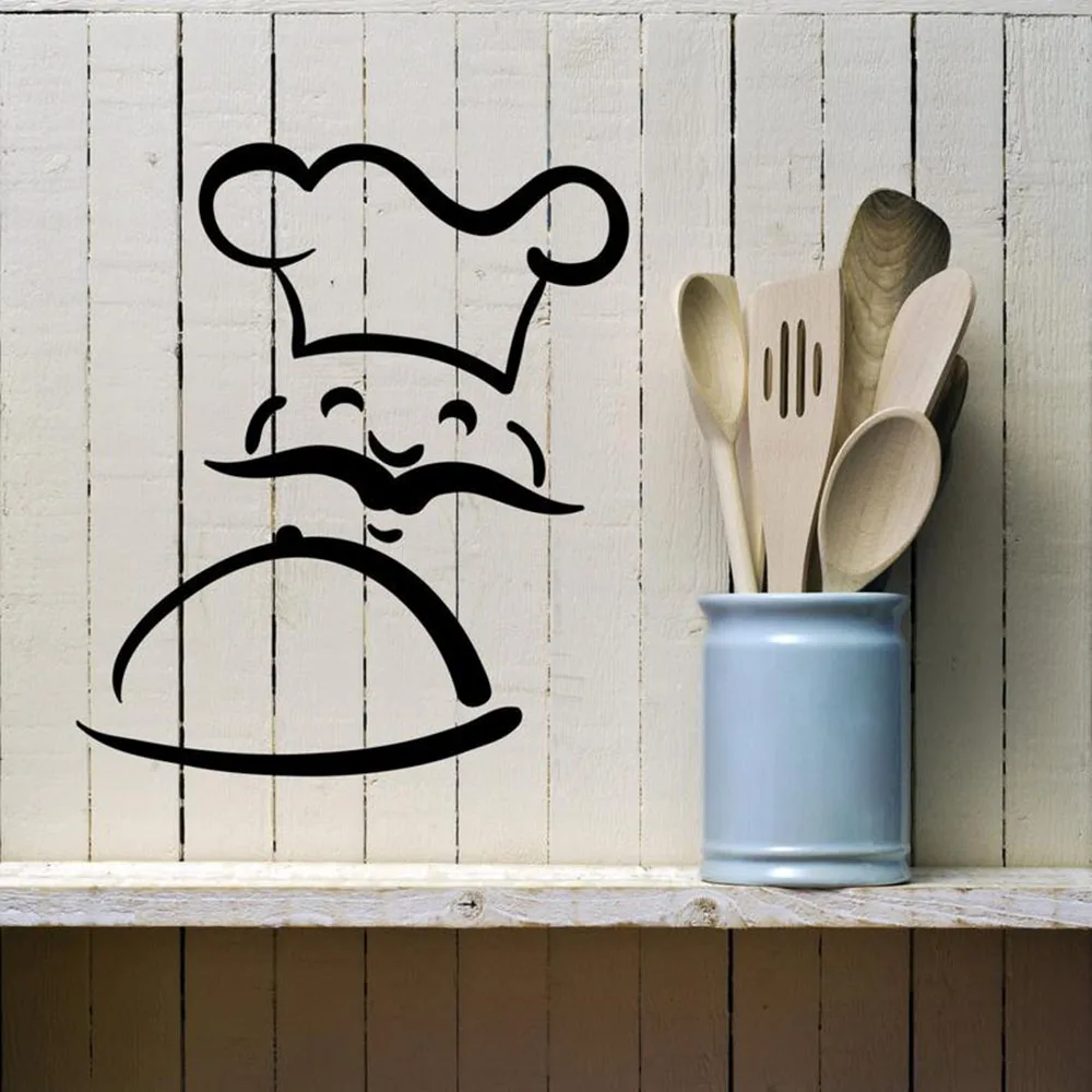 Chef Outline Wall Decal Removable Wall Art Sticker Kitchen Decoration Funny Decals Housewife Home Decor Murals G887
Chef Outline Wall Decal Removable Wall Art Sticker Kitchen Decoration Funny Decals Housewife Home Decor Murals G887