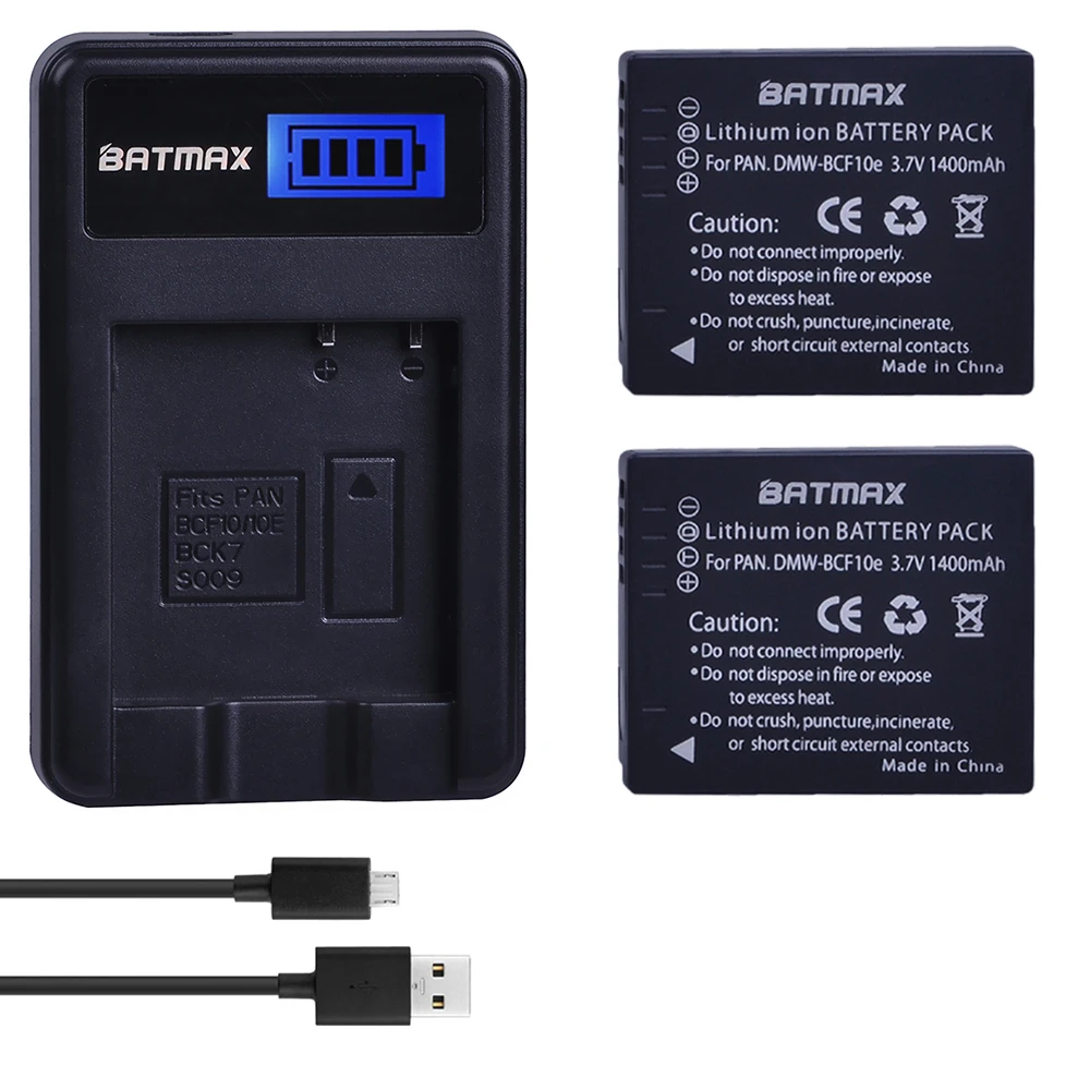 Фото Аккумуляторная батарея Batamx 1400 мА · ч с ЖК-дисплеем и USB-зарядкой | Электроника