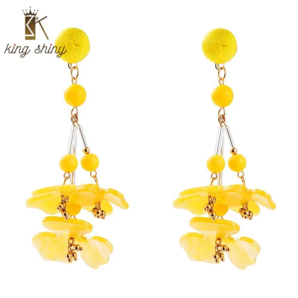 Korean New Design Flower Statement Tassel Earring Bohemian Ethnic Multi Layers Acetate Large Flower Petal Bridal Wedding Earring
Korean New Design Flower Statement Tassel Earring Bohemian Ethnic Multi Layers Acetate Large Flower Petal Bridal Wedding Earring