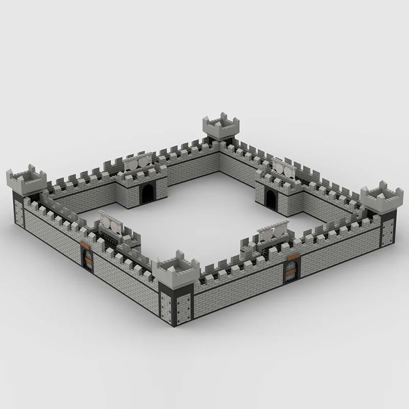 MOC ancient city wall siege building blocks, free combination of DIY scenes to build
MOC ancient city wall siege building blocks, free combination of DIY scenes to build